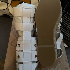 Free People White Espadrille Sandals